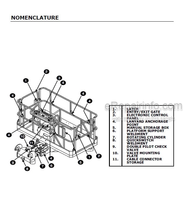 Photo 4 - JLG Gradall Transformer Series Operation And Safety Manual Work Platform 9150-4004 ENG