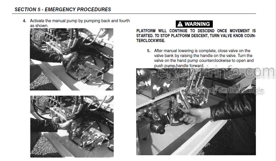 Photo 1 - JLG Liftlux 153-22 Operation Safety Maintenance Manual Scissor Lift