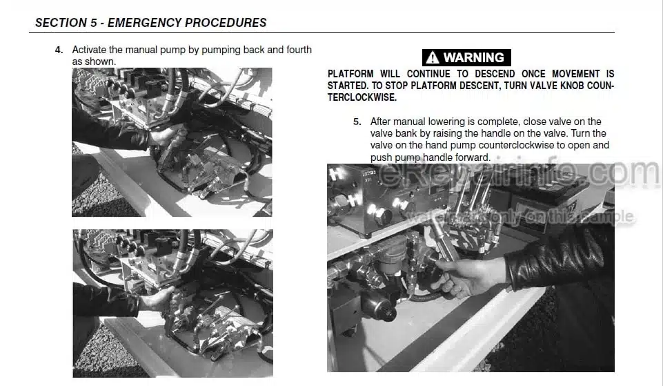 Photo 1 - JLG Liftlux 153-22 Operation Safety Maintenance Manual Scissor Lift