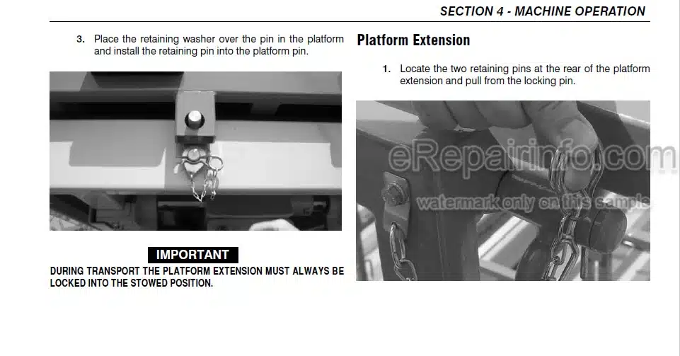 Photo 4 - JLG Liftlux 245-12D Operation And Safety Manual Scissor Lift