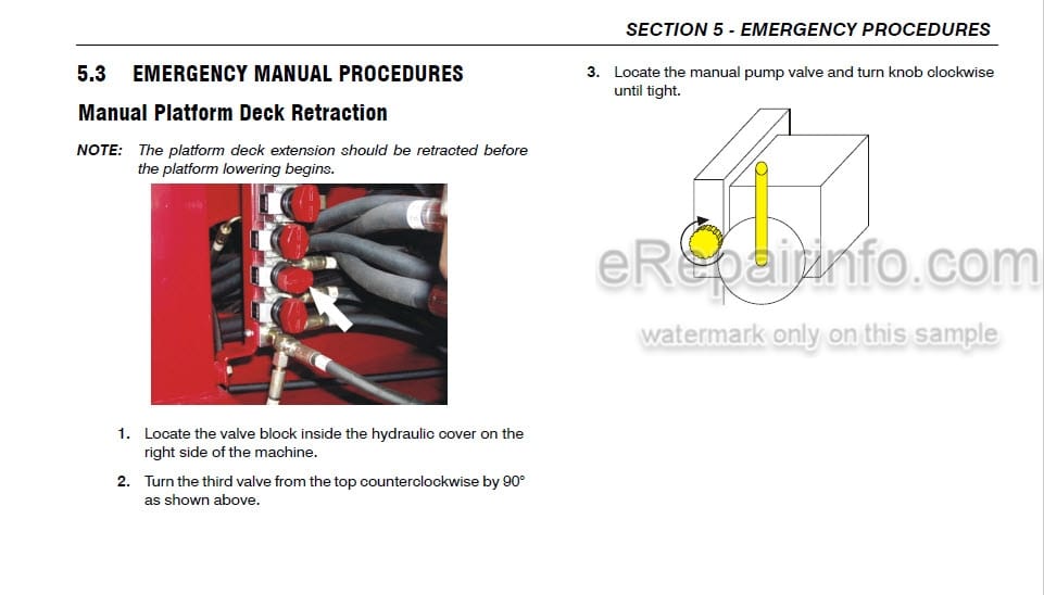 Photo 3 - JLG Liftlux 260-25 Operation And Safety Manual Scissor Lift