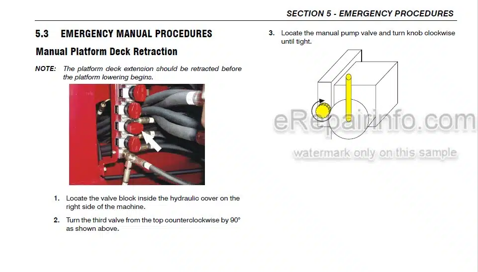 Photo 4 - JLG Liftlux 260-25 Operation And Safety Manual Scissor Lift