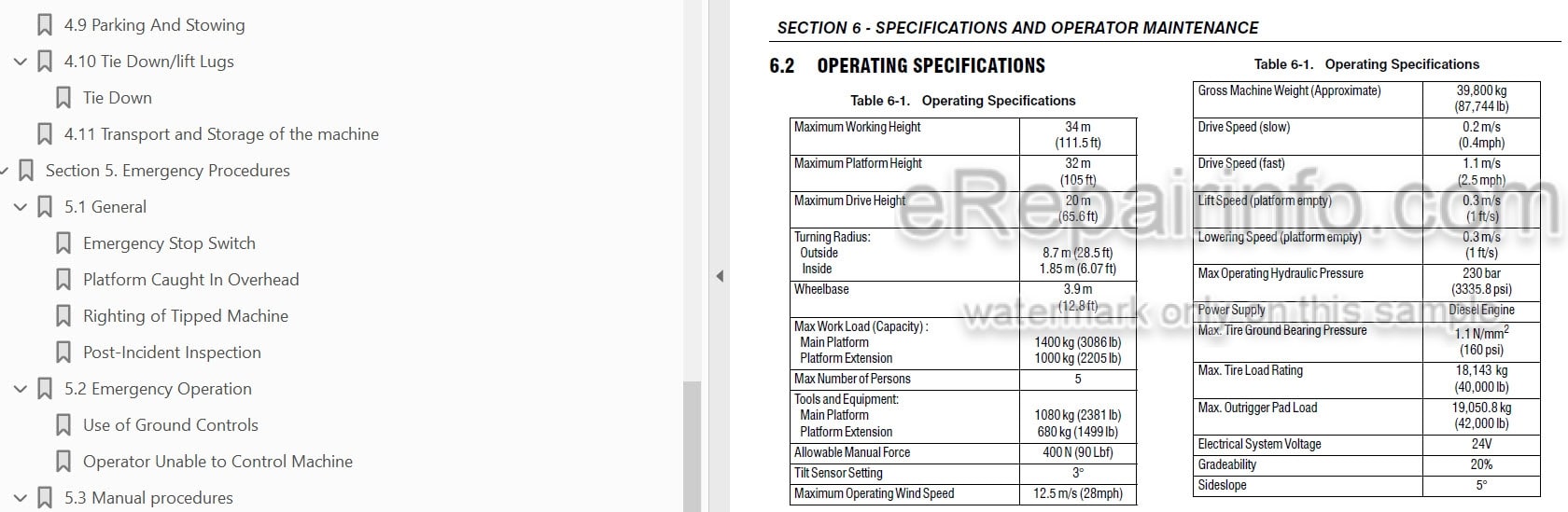 Photo 3 - JLG Liftlux 320-30 Operation And Safety Manual Scissor Lift