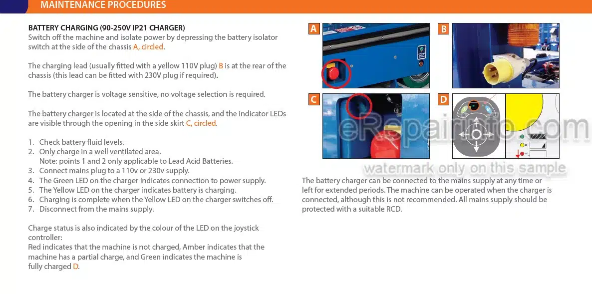 Photo 1 - JLG Nano SP 830SP Operating And Maintenance Manual Power Tower