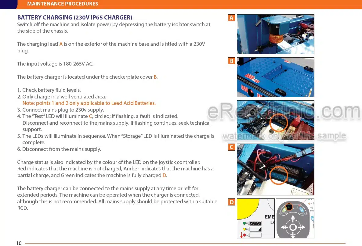 Photo 7 - JLG Nano SP 830SP Operating And Maintenance Manual Power Tower