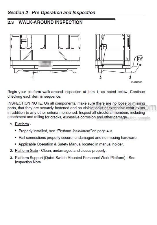 Photo 6 - JLG Operation And Safety Manual Suspended Load Supplement For 3509 To 4017 Telehandler 31200487