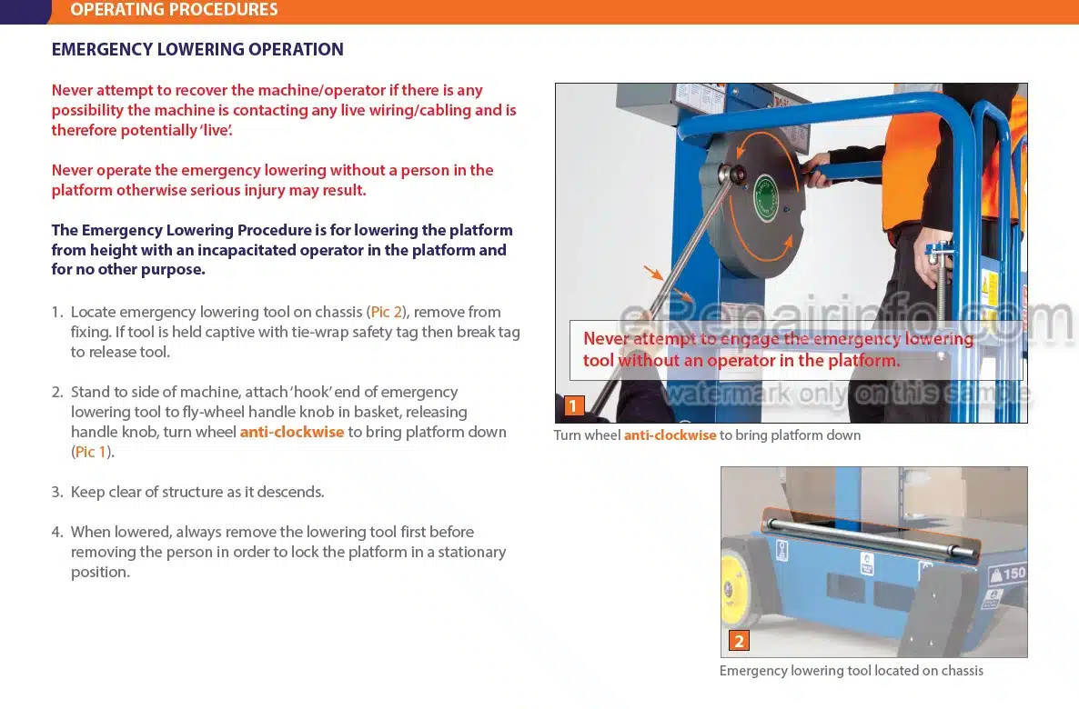 Photo 7 - JLG Operating And Maintenance Manual Power Tower