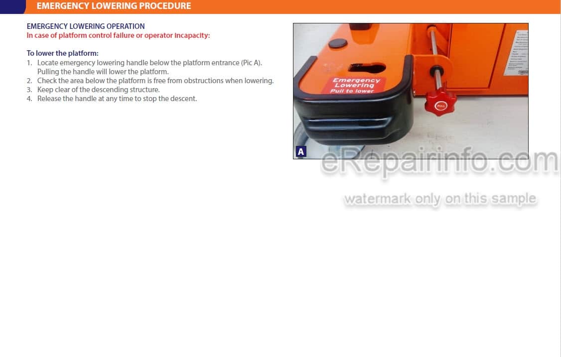 Photo 5 - JLG Liftlux 153-22 Operation Safety Maintenance Manual Scissor Lift