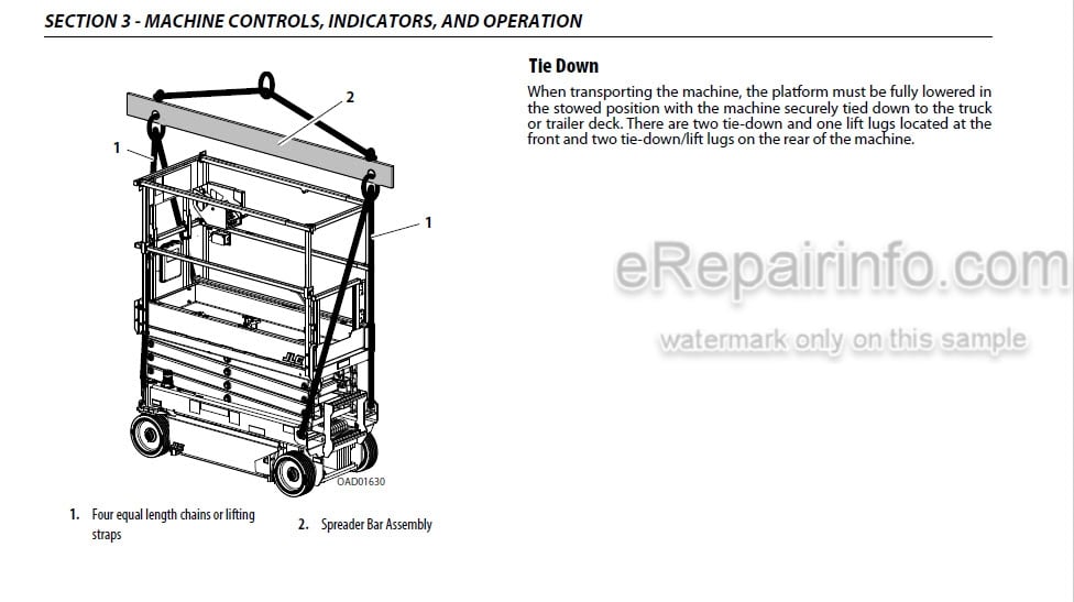 Photo 4 - JLG R1532I R1932I R1932 PVC1910 Operation And Safety Manual Scissor Lift