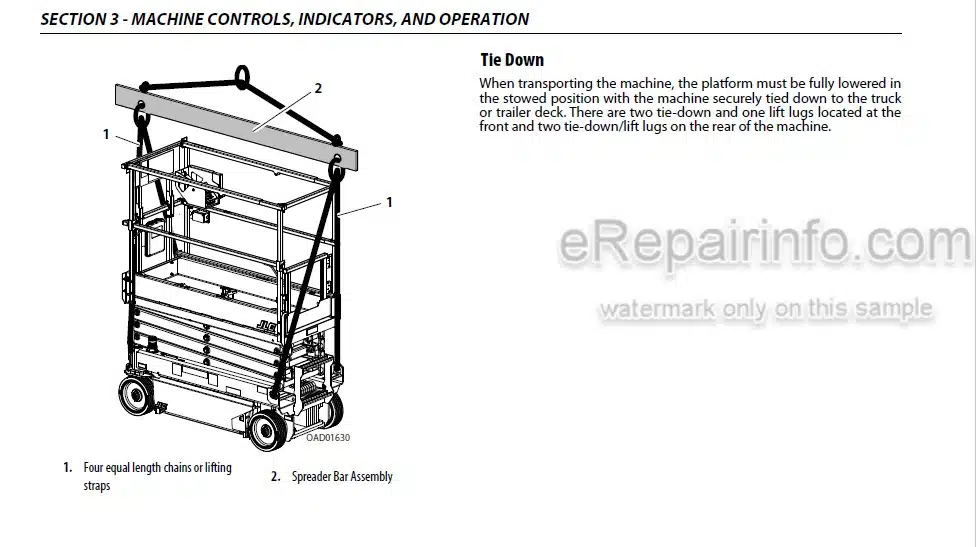 Photo 4 - JLG R1532I R1932I R1932 PVC1910 Operation And Safety Manual Scissor Lift