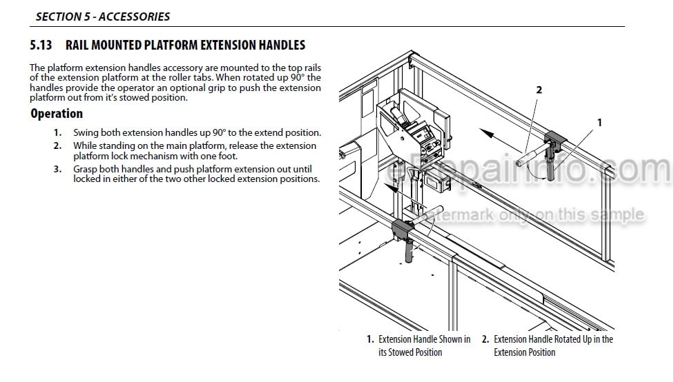Photo 4 - JLG R4045 PVC1910 Operation And Safety Manual Scissor Lift