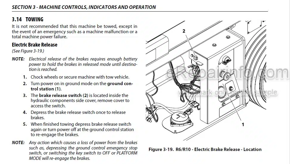 Photo 5 - JLG R6 R10 Operation And Safety Manual Scissor Lift