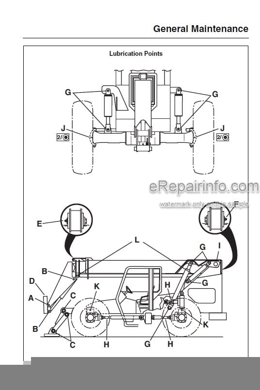 Photo 5 - JLG Skytrak 10042 Legacy Series Operators And Safety Manual Telehandler 8990393-001 SN1