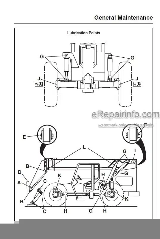 Photo 8 - JLG Skytrak 10042 Legacy Series Operators And Safety Manual Telehandler 8990393-001 SN1