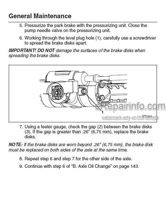 Photo 4 - JLG Skytrak 10042 Owners Operators Manual Telehandler 8990501 SN2