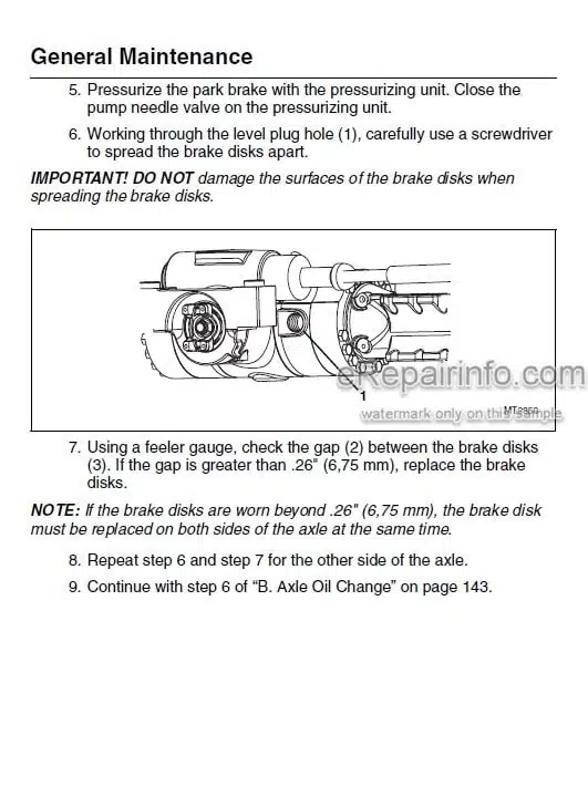 Photo 4 - JLG Skytrak 10042 Owners Operators Manual Telehandler 8990501 SN2