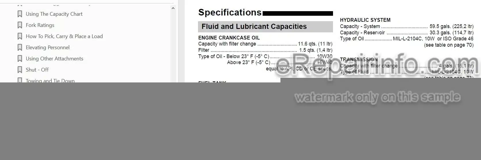 Photo 3 - JLG Skytrak 10054 Operators And Safety Manual Telehandler 8990206-002
