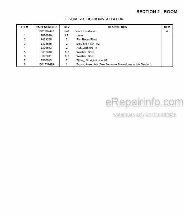 Photo 4 - JLG Skytrak 12054 PVC2005 Illustrated Parts Manual Telehandler 31211463