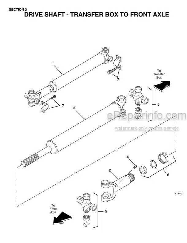 Photo 5 - JLG Skytrak 5030 6034 Illustrated Parts Manual Telehandler 8990041-001