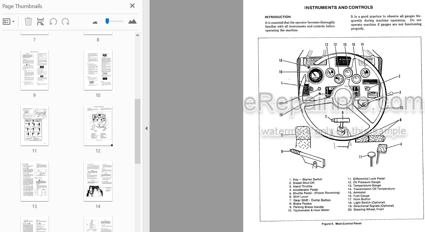 Photo 3 - JLG Skytrak 5030 6034 Operators And Safety Manual Telehandler 8990089
