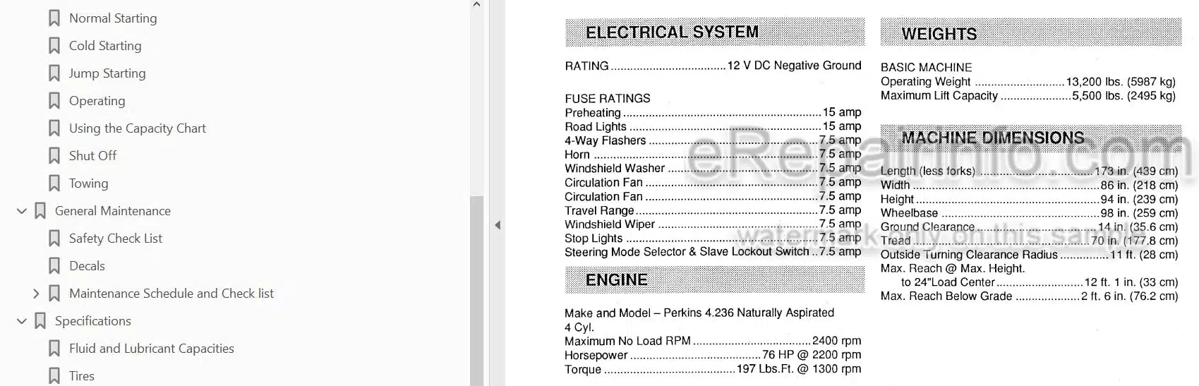 Photo 3 - JLG Skytrak 522 Operators And Safety Manual Telehandler 8990118 SN1