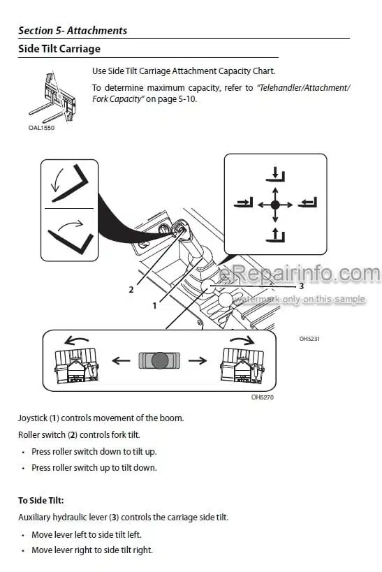Photo 4 - JLG Skytrak 6036 6042 8042 10042 10054 12054 PVC1911 2005 Operation And Safety Manual Telehandler