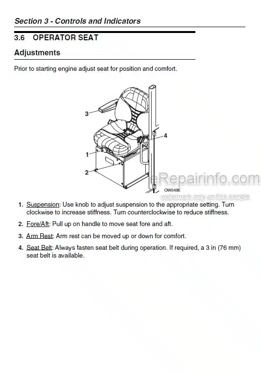 Photo 9 - JLG Skytrak 6036 6042 8042 10042 10054 Operation And Safety Manual Telehandler SN1