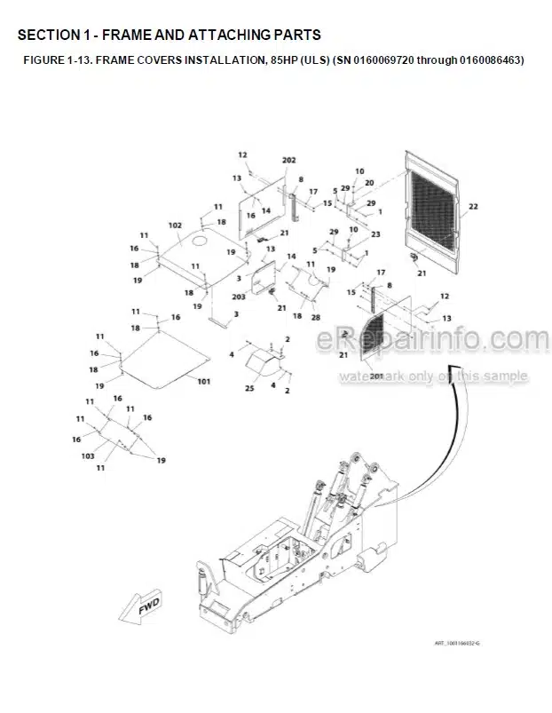 Photo 4 - JLG Skytrak 6036 6042 Illustrated Parts Manual Telehandler 31211016 SN2