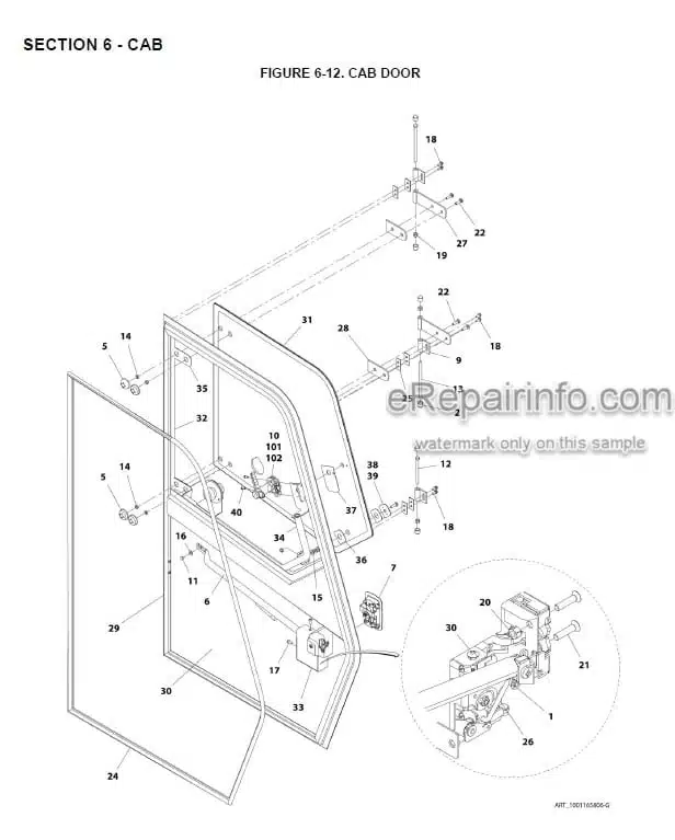 Photo 2 - JLG Skytrak 6036 6042 PVC1911 Illustrated Parts Manual Telehandler 31211389