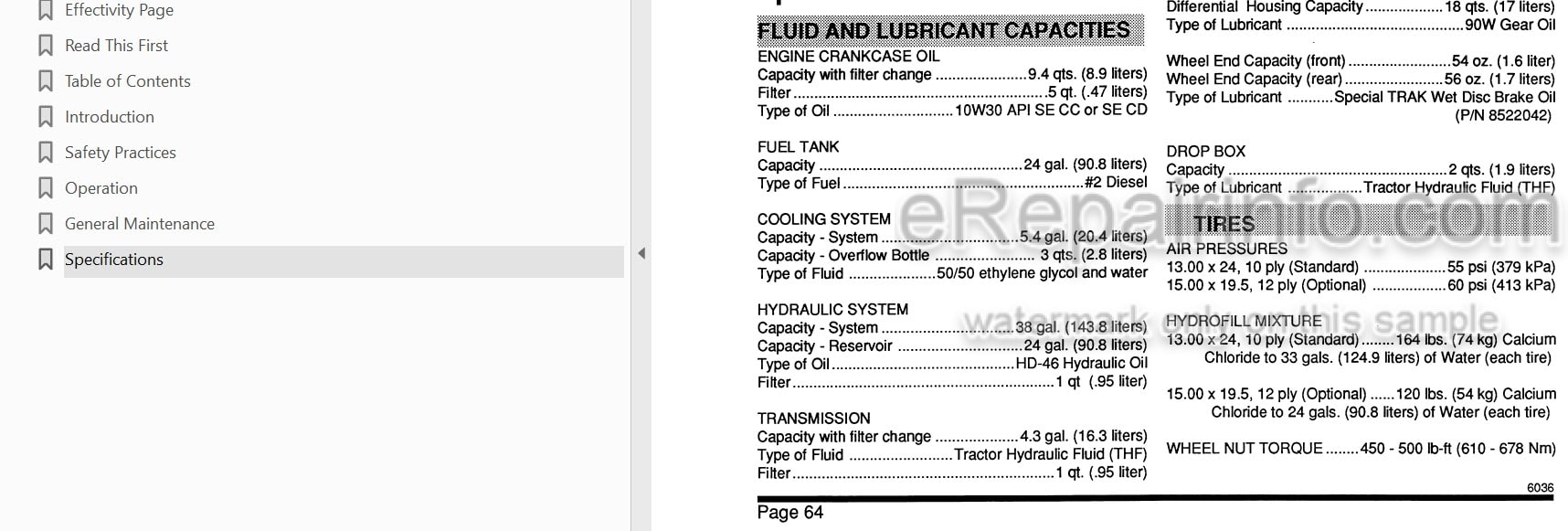 Photo 4 - JLG Skytrak 6036 Operator And Safety Manual Telehandler 8990149 SN1