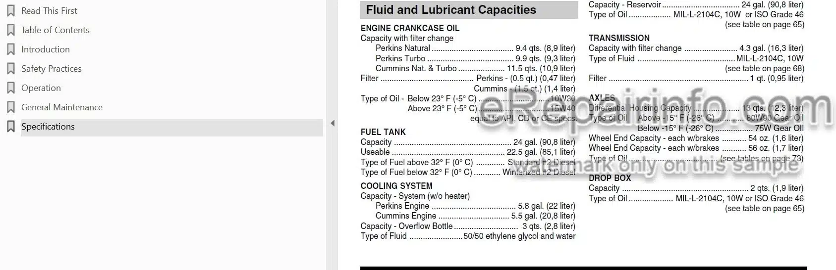 Photo 3 - JLG Skytrak 6036 Operator And Safety Manual Telehandler 8990162 SN2