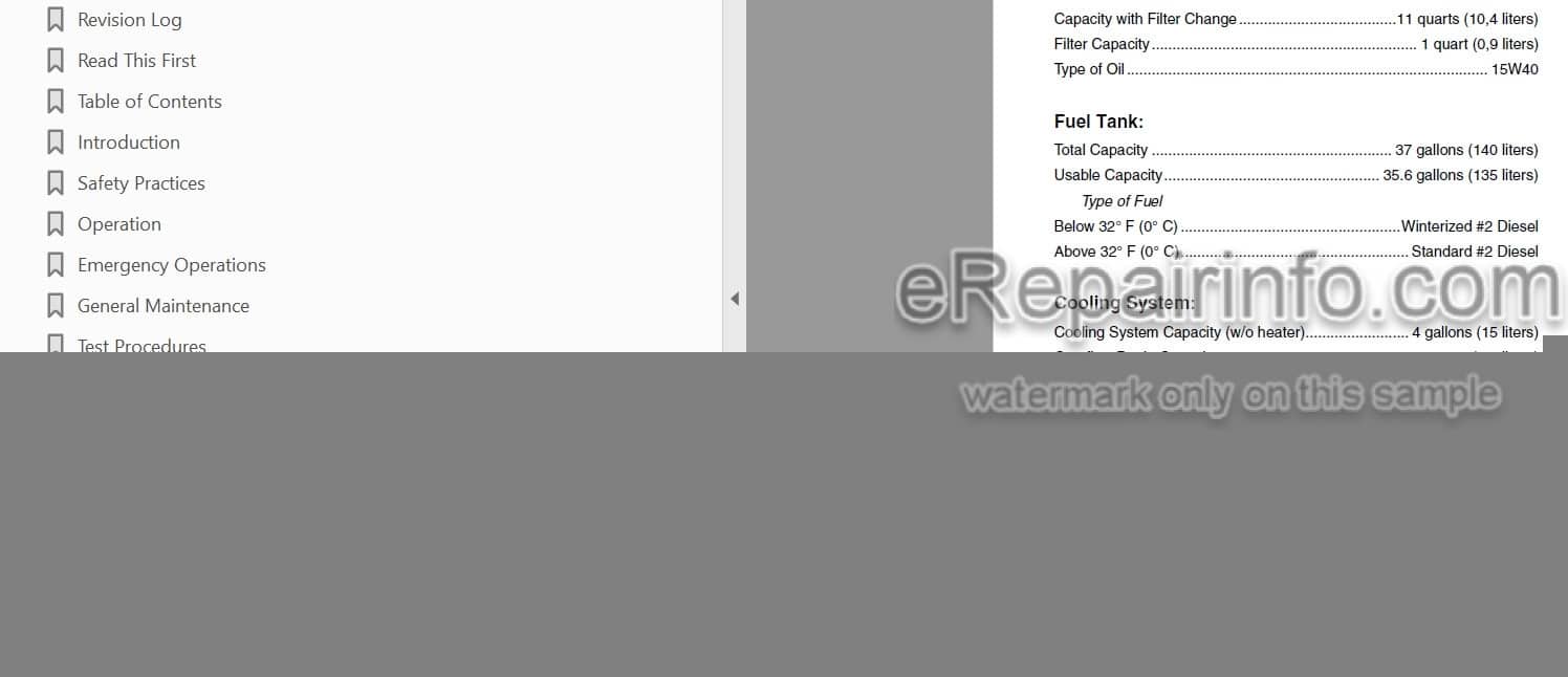 Photo 4 - JLG Skytrak 6036 Operator And Safety Manual Telehandler 8990415 SN3