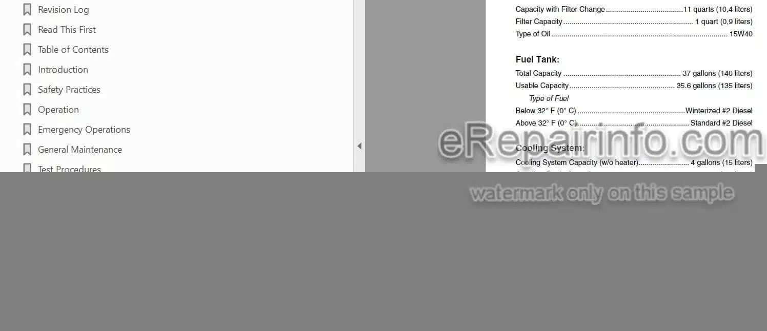 Photo 4 - JLG Skytrak 6036 Operator And Safety Manual Telehandler 8990415 SN3