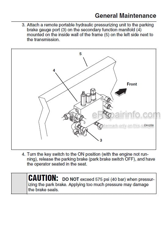 Photo 3 - JLG Skytrak 6042 Owners Operators Manual Telehandler 3126022 SN1