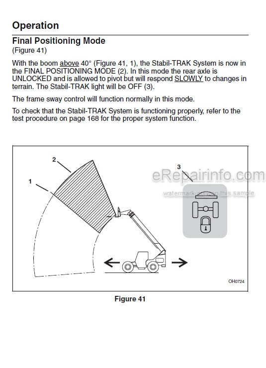 Photo 4 - JLG Skytrak 6042 Owners Operators Manual Telehandler 8990465