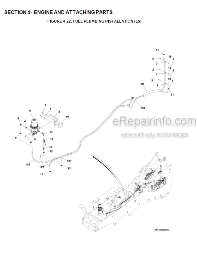 Photo 8 - JLG Skytrak 8042 10042 10054 Illustrated Parts Manual Telehandler 31211017 SN3