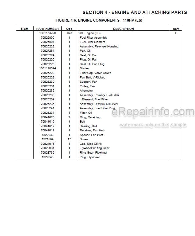 Photo 4 - JLG Skytrak 8042 10042 10054 PVC1911 2005 Illustrated Parts Manual Telehandler 31211390