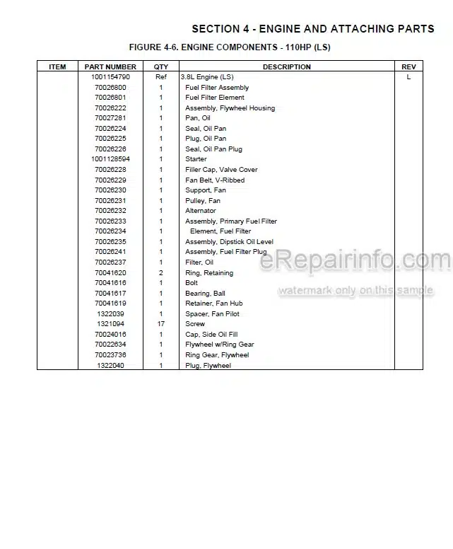 Photo 4 - JLG Skytrak 8042 10042 10054 PVC1911 2005 Illustrated Parts Manual Telehandler 31211390