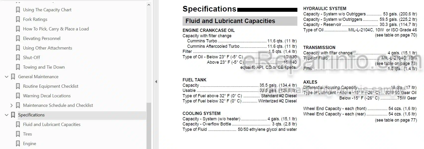 Photo 3 - JLG Skytrak 8042 10042 Operators And Safety Manual Telehandler 8990186 SN1