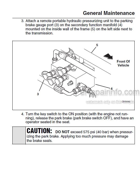 Photo 4 - JLG Skytrak 8042 Owners Operators Manual Telehandler 8990500 SN2