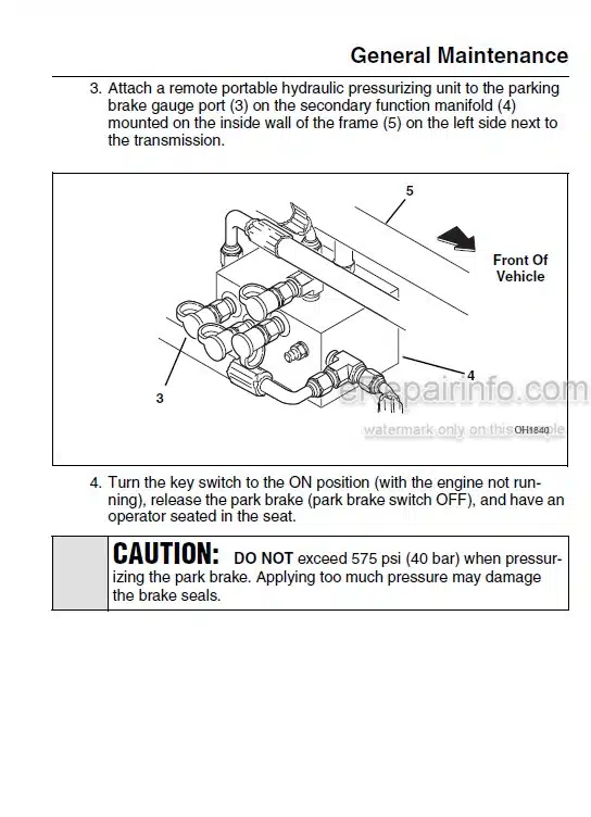 Photo 4 - JLG Skytrak 8042 Owners Operators Manual Telehandler 8990500 SN2
