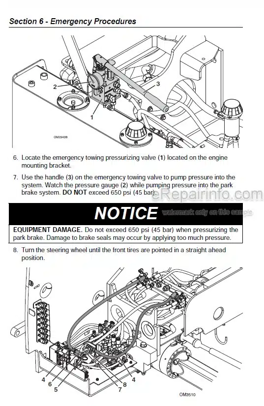 Photo 4 - JLG T56-A-14 To T56-A-427 Operation And Safety Manual Engine Installation And Removal Vehicle 31200420
