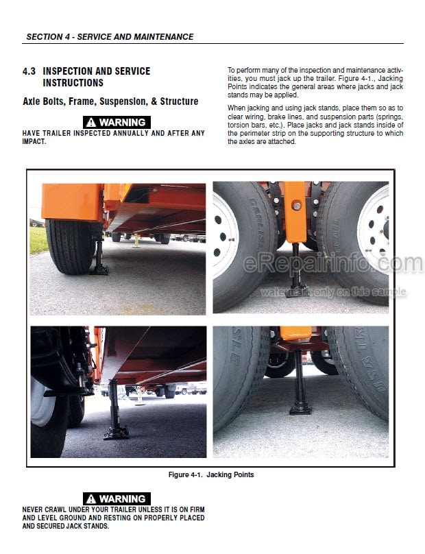 Photo 6 - JLG 315G 615G Operators Manual Utility Vehicle 31211294