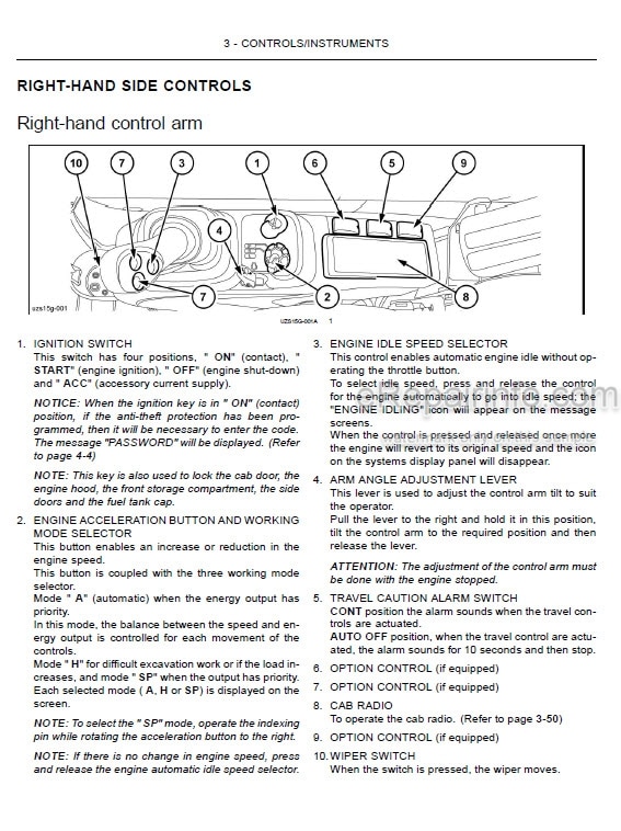Photo 3 - Case CX300C Tier 4 Operators Manual Crawler Excavator 84415529