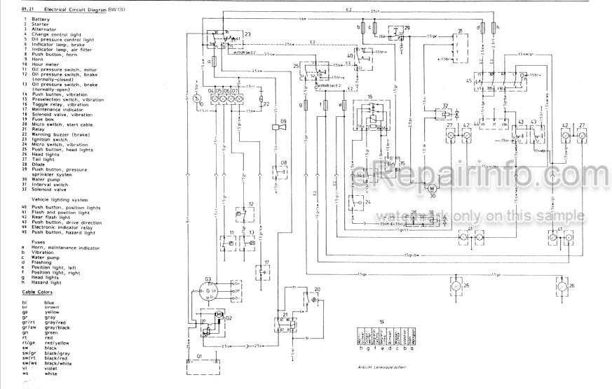 Photo 3 - Bomag BW100AD BW120AD BW130AD Instructions For Repair Tandem Vibratory Roller 00819120