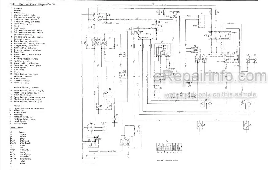 Photo 3 - Bomag BW100AD BW120AD BW130AD Instructions For Repair Tandem Vibratory Roller 00819120