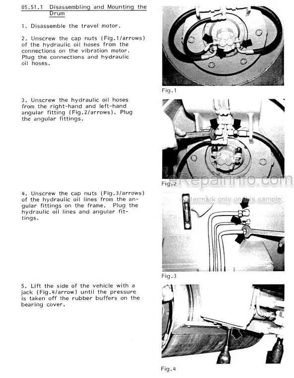 Photo 7 - Bomag BW100AD BW120AD BW130AD Instructions For Repair Tandem Vibratory Roller 00819120