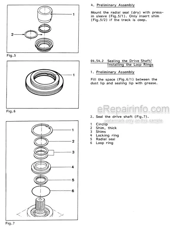 Photo 4 - Bomag BW100AD BW120AD BW130AD Instructions For Repair Tandem Vibratory Roller 00819120