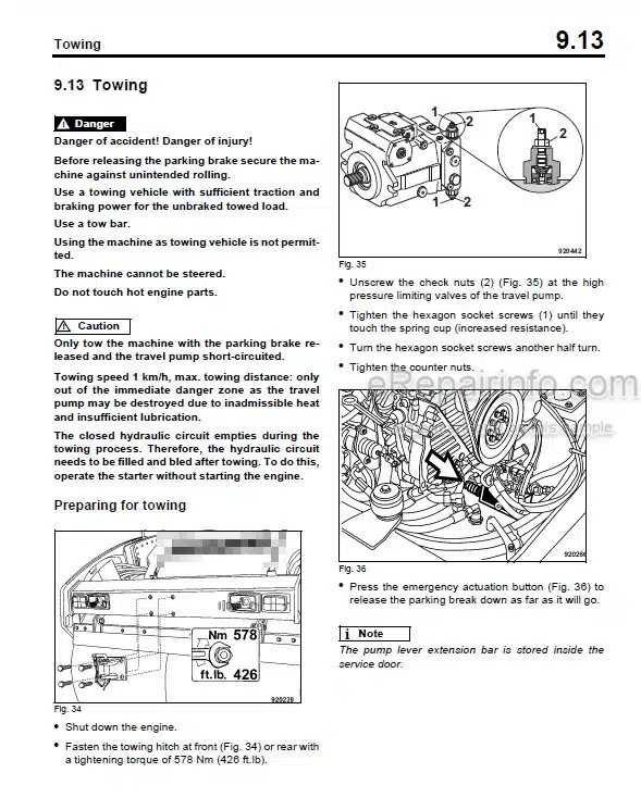 Photo 5 - Bomag BW161AC-4 Service Manual Combination Roller 00891605