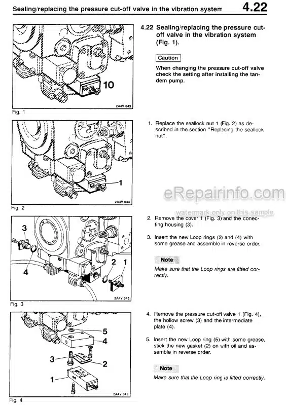 Photo 5 - Bomag BW161AD BW202AD Instruction For Repair Tandem Vibratory Roller